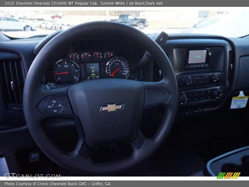 Summit White / Jet Black/Dark Ash 2015 Chevrolet Silverado 2500HD WT Regular Cab
