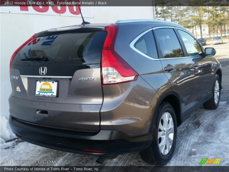 Polished Metal Metallic / Black 2012 Honda CR-V EX-L 4WD