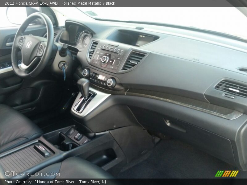 Polished Metal Metallic / Black 2012 Honda CR-V EX-L 4WD