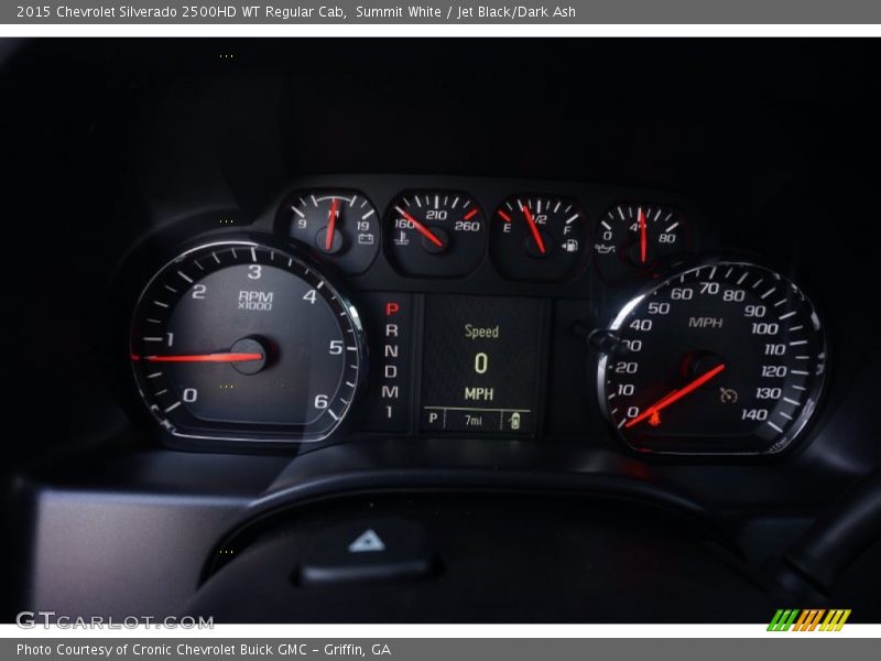 Summit White / Jet Black/Dark Ash 2015 Chevrolet Silverado 2500HD WT Regular Cab