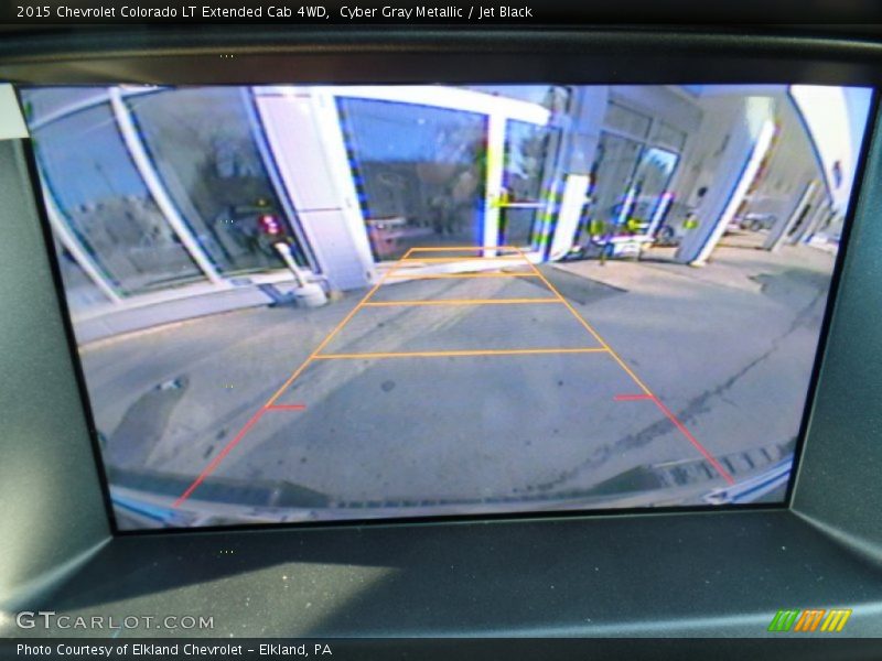 Cyber Gray Metallic / Jet Black 2015 Chevrolet Colorado LT Extended Cab 4WD