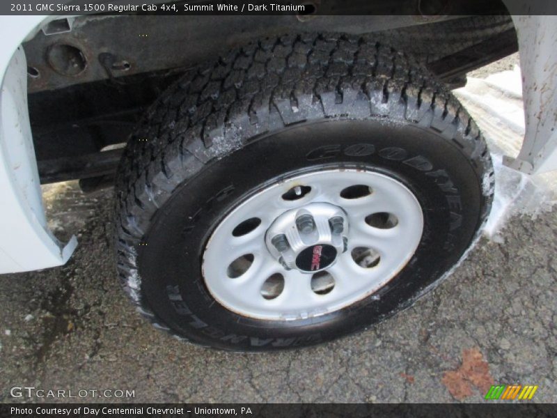 Summit White / Dark Titanium 2011 GMC Sierra 1500 Regular Cab 4x4