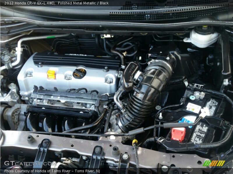 Polished Metal Metallic / Black 2012 Honda CR-V EX-L 4WD