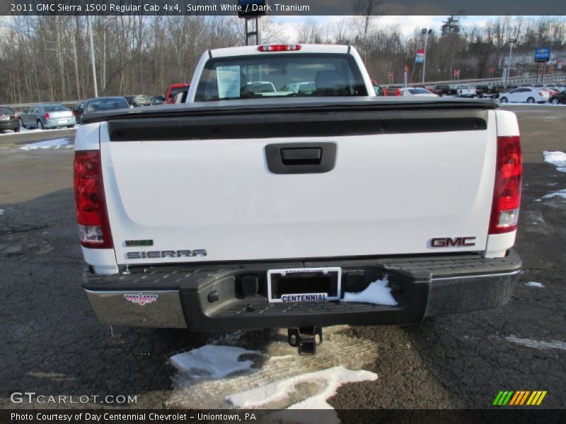 Summit White / Dark Titanium 2011 GMC Sierra 1500 Regular Cab 4x4