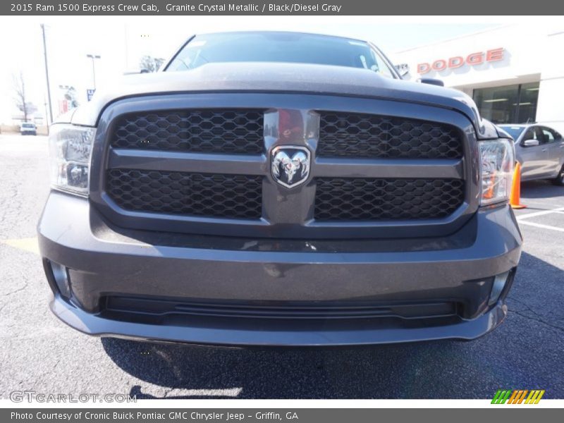 Granite Crystal Metallic / Black/Diesel Gray 2015 Ram 1500 Express Crew Cab