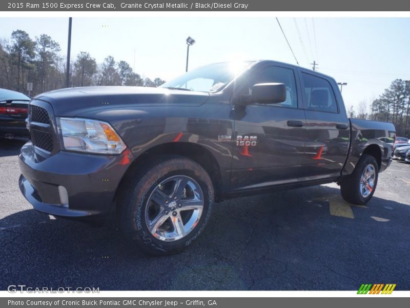 Granite Crystal Metallic / Black/Diesel Gray 2015 Ram 1500 Express Crew Cab