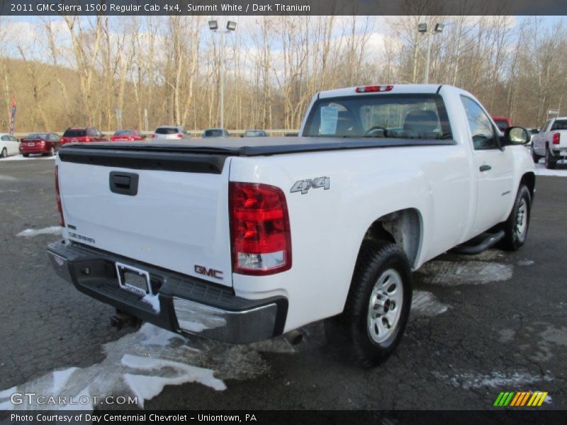 Summit White / Dark Titanium 2011 GMC Sierra 1500 Regular Cab 4x4