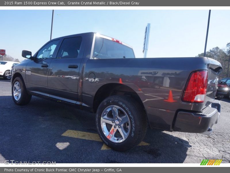 Granite Crystal Metallic / Black/Diesel Gray 2015 Ram 1500 Express Crew Cab