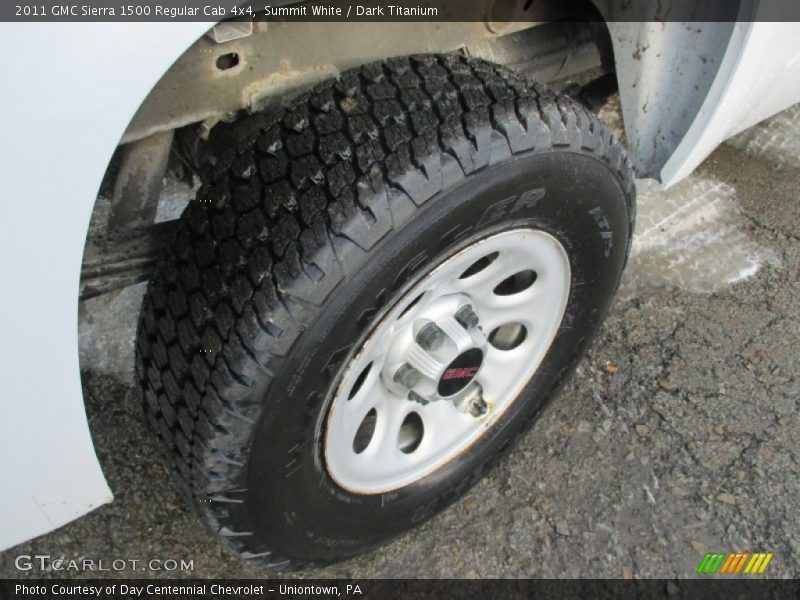 Summit White / Dark Titanium 2011 GMC Sierra 1500 Regular Cab 4x4