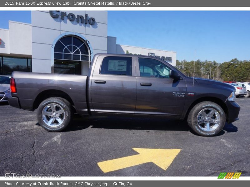 Granite Crystal Metallic / Black/Diesel Gray 2015 Ram 1500 Express Crew Cab