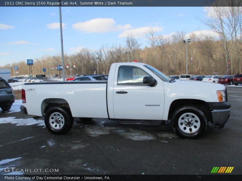 Summit White / Dark Titanium 2011 GMC Sierra 1500 Regular Cab 4x4