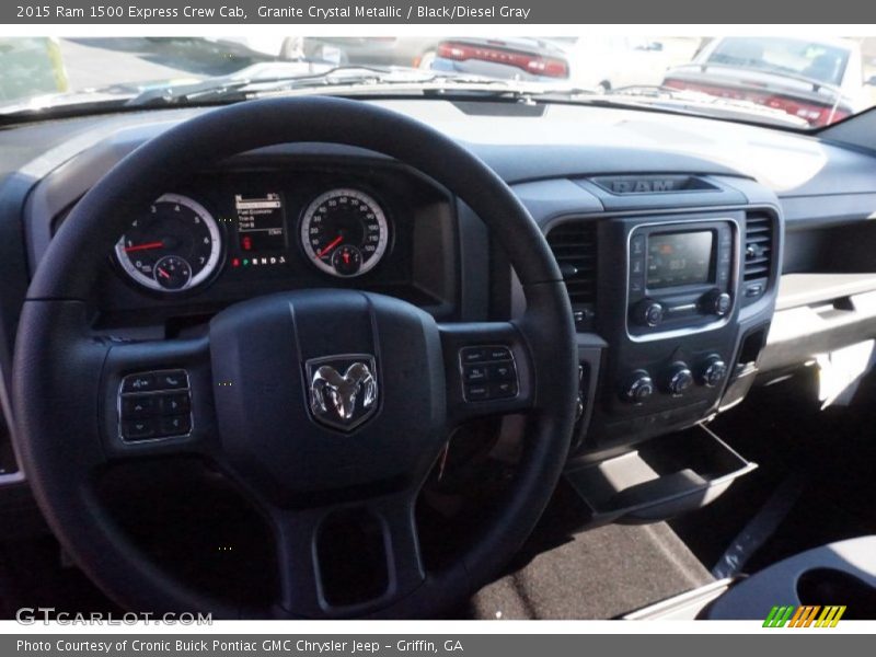 Granite Crystal Metallic / Black/Diesel Gray 2015 Ram 1500 Express Crew Cab