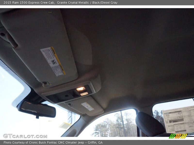 Granite Crystal Metallic / Black/Diesel Gray 2015 Ram 1500 Express Crew Cab