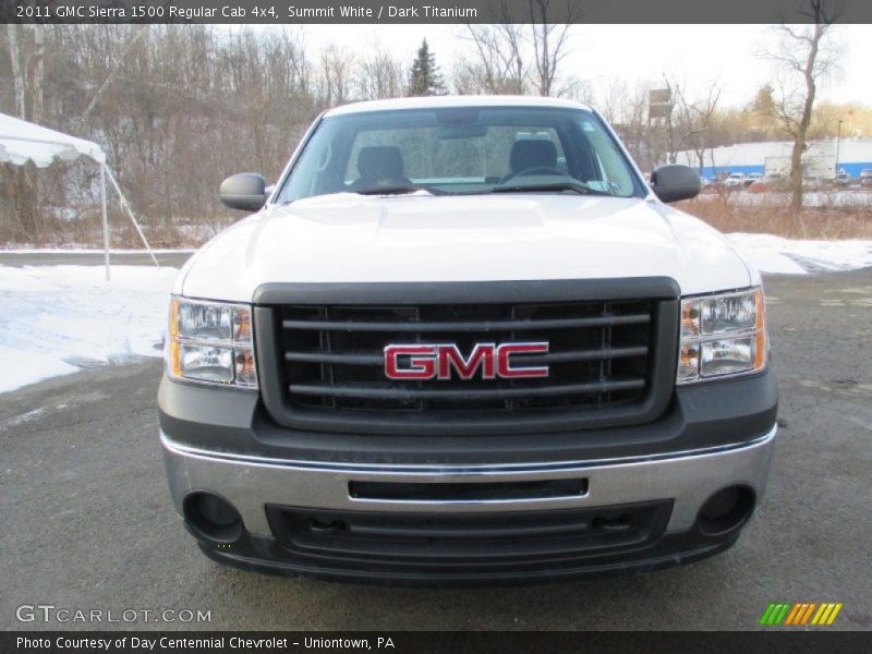 Summit White / Dark Titanium 2011 GMC Sierra 1500 Regular Cab 4x4