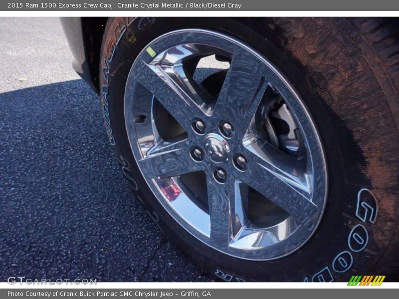 Granite Crystal Metallic / Black/Diesel Gray 2015 Ram 1500 Express Crew Cab