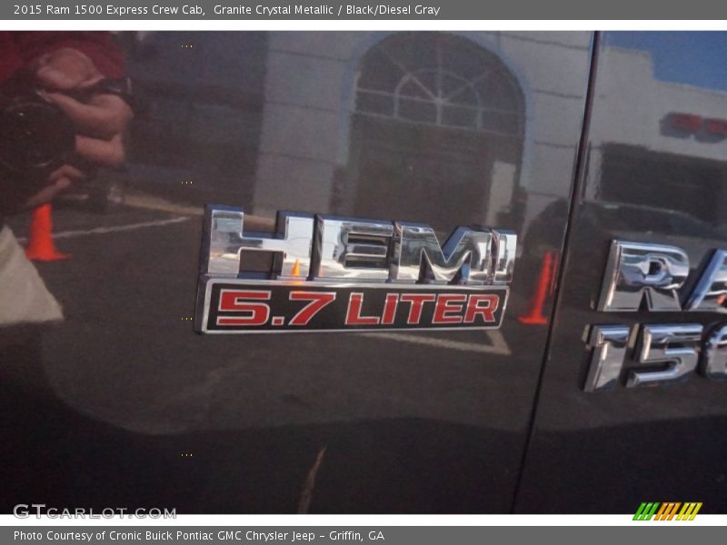 Granite Crystal Metallic / Black/Diesel Gray 2015 Ram 1500 Express Crew Cab