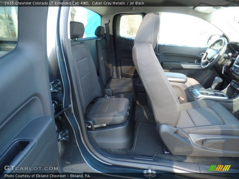 Cyber Gray Metallic / Jet Black 2015 Chevrolet Colorado LT Extended Cab 4WD