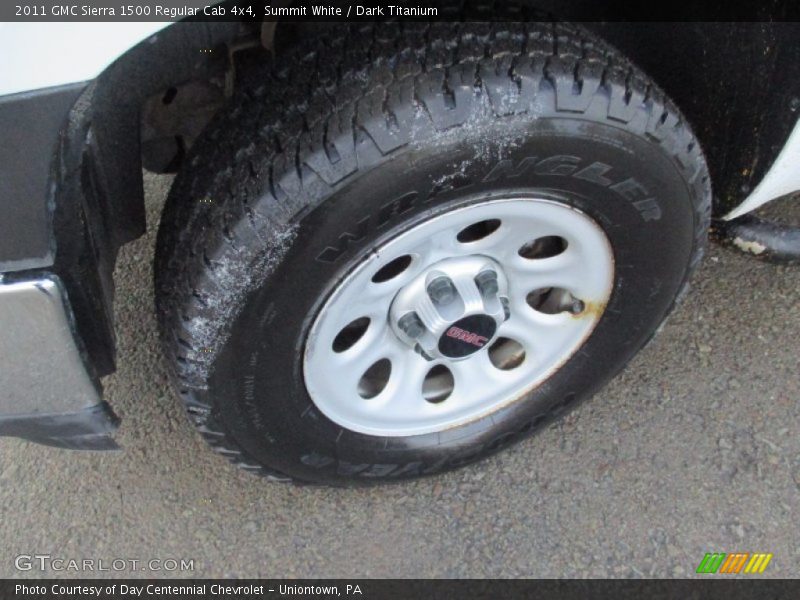 Summit White / Dark Titanium 2011 GMC Sierra 1500 Regular Cab 4x4