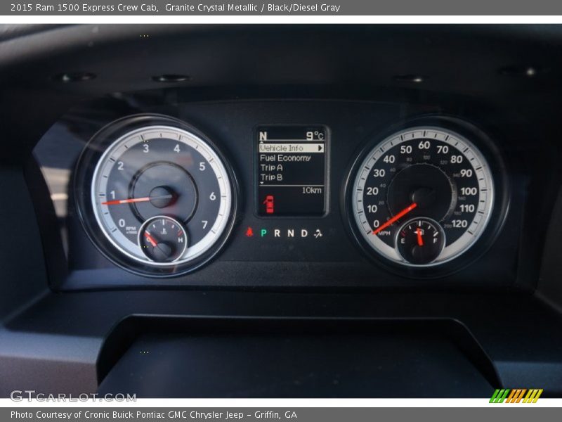 Granite Crystal Metallic / Black/Diesel Gray 2015 Ram 1500 Express Crew Cab