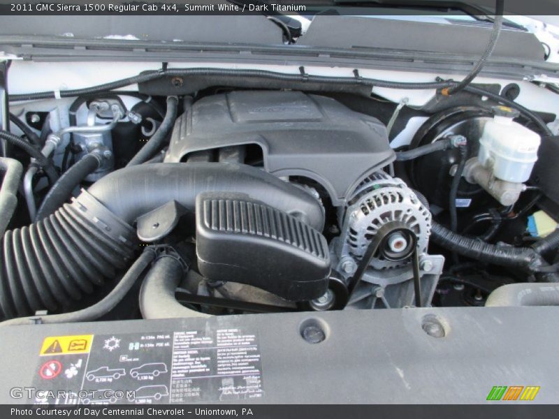 Summit White / Dark Titanium 2011 GMC Sierra 1500 Regular Cab 4x4