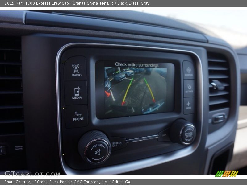 Granite Crystal Metallic / Black/Diesel Gray 2015 Ram 1500 Express Crew Cab