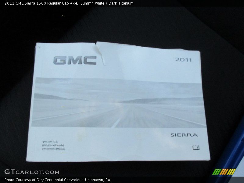Summit White / Dark Titanium 2011 GMC Sierra 1500 Regular Cab 4x4