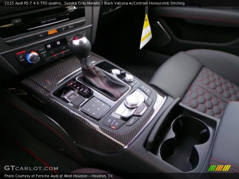 Suzuka Gray Metallic / Black Valcona w/Contrast Honeycomb Stitching 2015 Audi RS 7 4.0 TFSI quattro