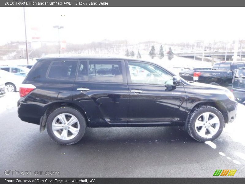 Black / Sand Beige 2010 Toyota Highlander Limited 4WD