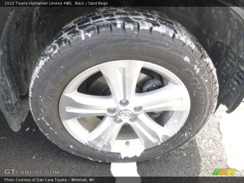 Black / Sand Beige 2010 Toyota Highlander Limited 4WD