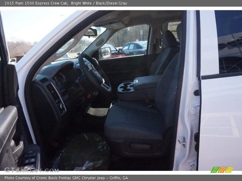 Bright White / Black/Diesel Gray 2015 Ram 1500 Express Crew Cab