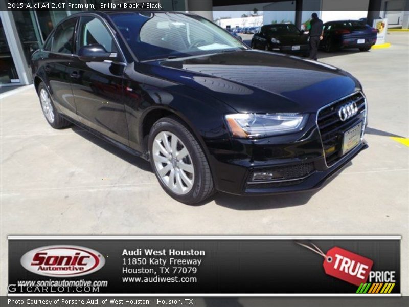Brilliant Black / Black 2015 Audi A4 2.0T Premium