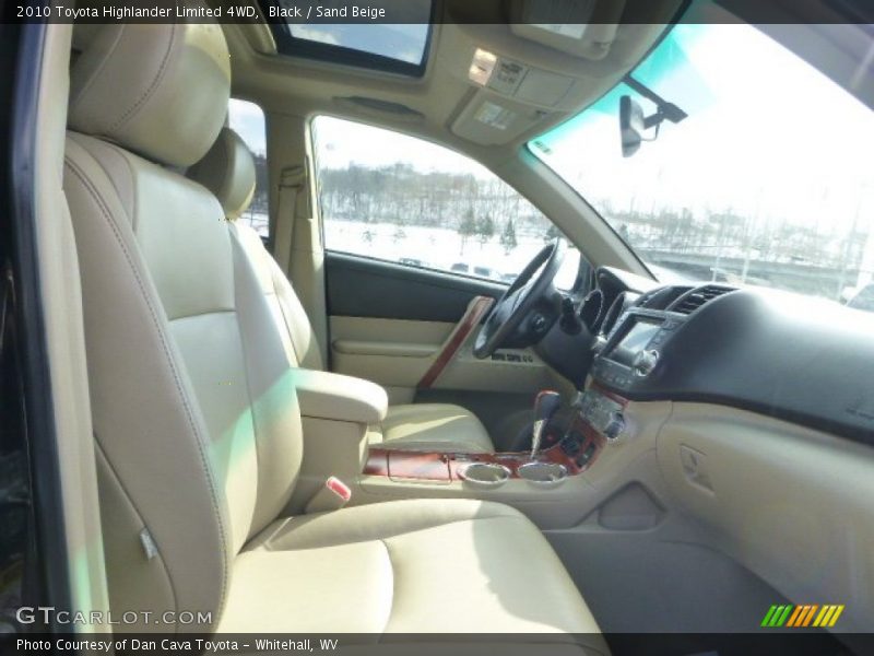 Black / Sand Beige 2010 Toyota Highlander Limited 4WD