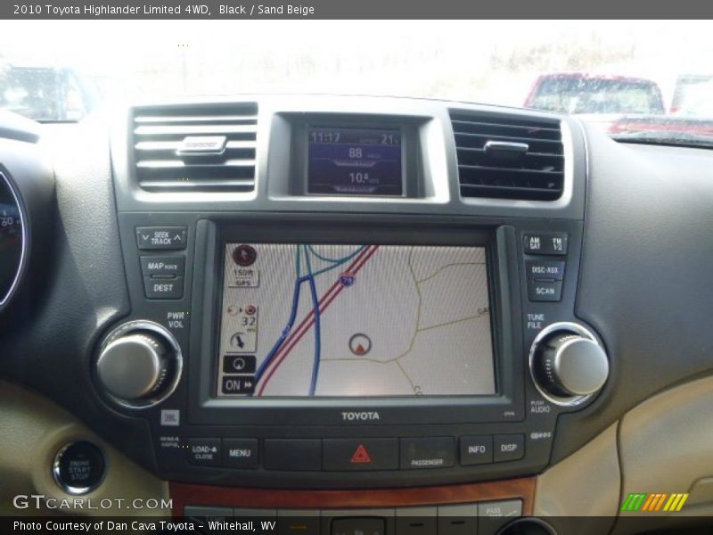 Black / Sand Beige 2010 Toyota Highlander Limited 4WD