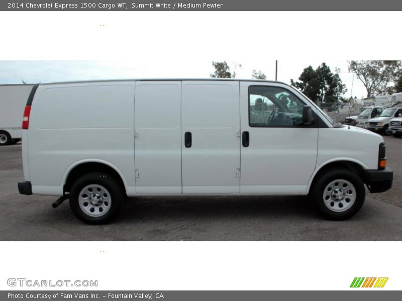 Summit White / Medium Pewter 2014 Chevrolet Express 1500 Cargo WT