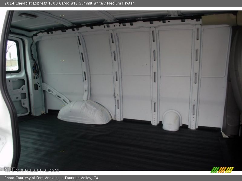Summit White / Medium Pewter 2014 Chevrolet Express 1500 Cargo WT