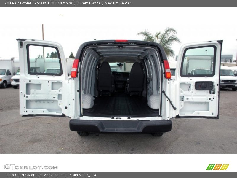 Summit White / Medium Pewter 2014 Chevrolet Express 1500 Cargo WT