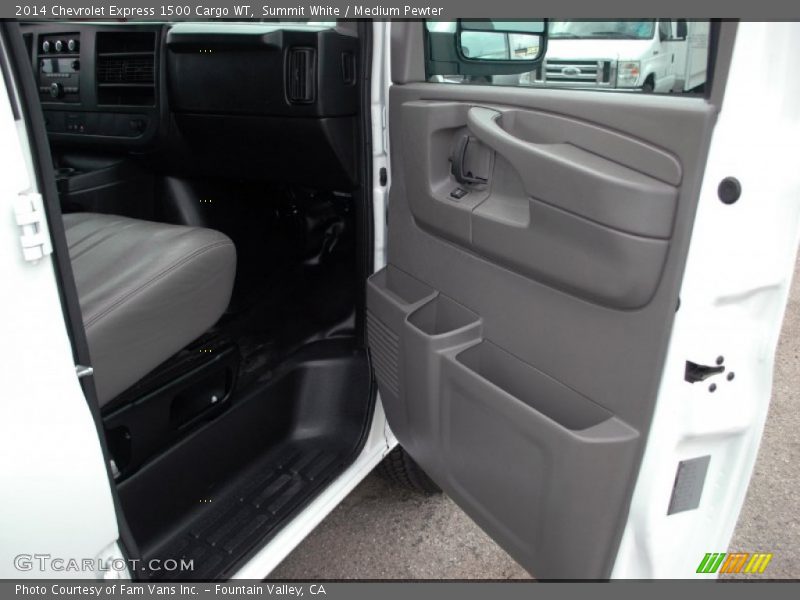 Summit White / Medium Pewter 2014 Chevrolet Express 1500 Cargo WT