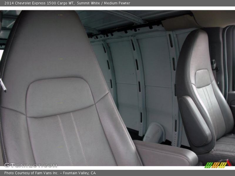 Summit White / Medium Pewter 2014 Chevrolet Express 1500 Cargo WT