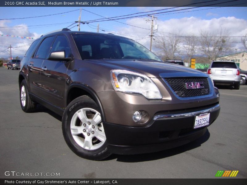 Medium Brown Metallic / Light Titanium 2010 GMC Acadia SLE