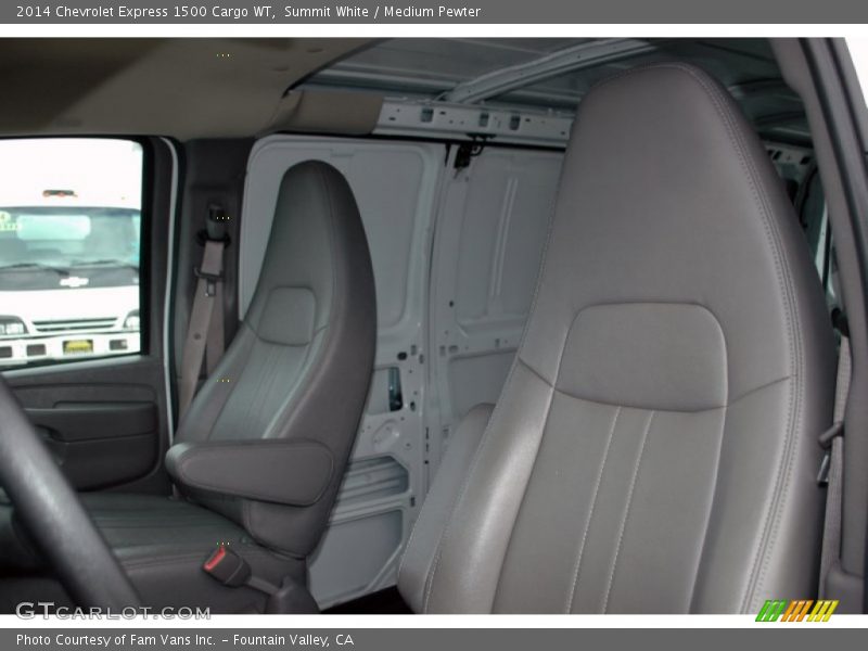 Summit White / Medium Pewter 2014 Chevrolet Express 1500 Cargo WT