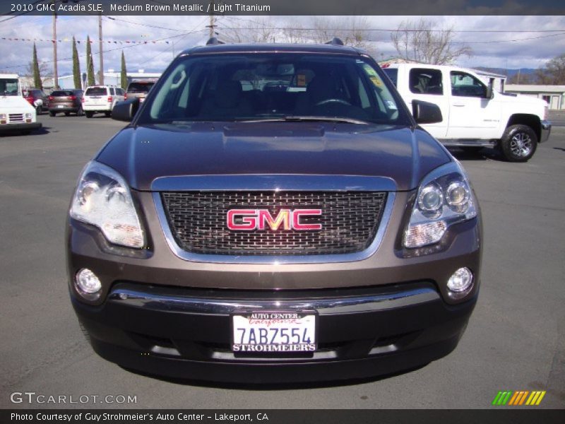 Medium Brown Metallic / Light Titanium 2010 GMC Acadia SLE