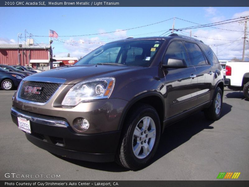Medium Brown Metallic / Light Titanium 2010 GMC Acadia SLE