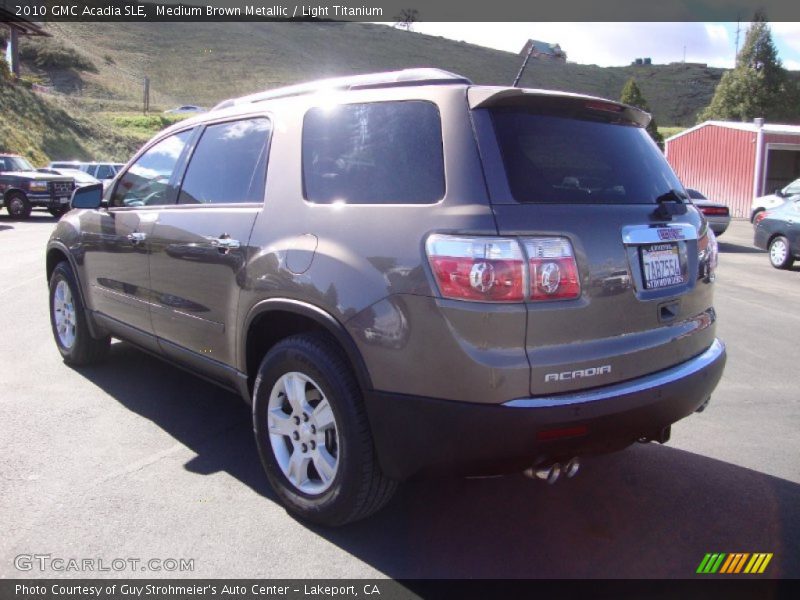 Medium Brown Metallic / Light Titanium 2010 GMC Acadia SLE