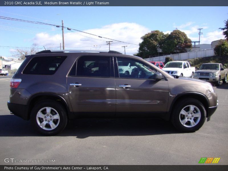 Medium Brown Metallic / Light Titanium 2010 GMC Acadia SLE