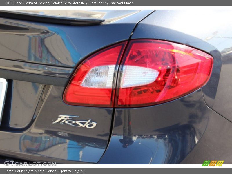 Violet Grey Metallic / Light Stone/Charcoal Black 2012 Ford Fiesta SE Sedan