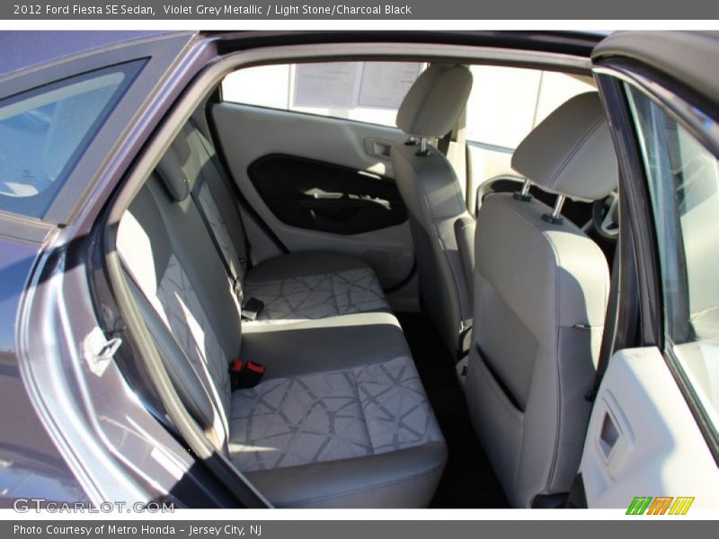 Violet Grey Metallic / Light Stone/Charcoal Black 2012 Ford Fiesta SE Sedan