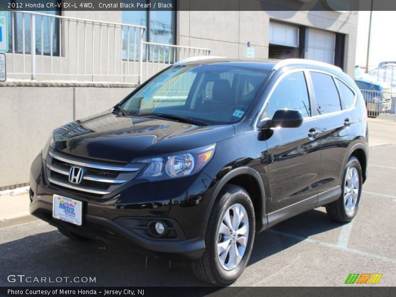 Crystal Black Pearl / Black 2012 Honda CR-V EX-L 4WD