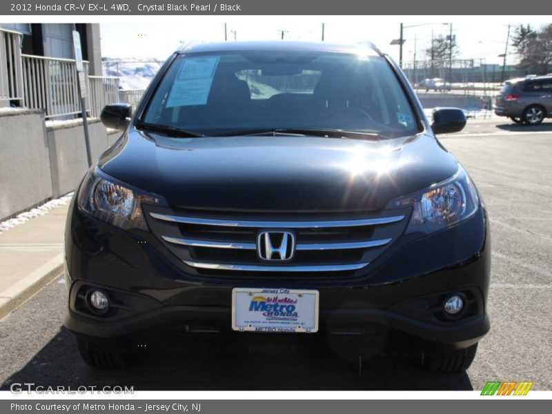 Crystal Black Pearl / Black 2012 Honda CR-V EX-L 4WD