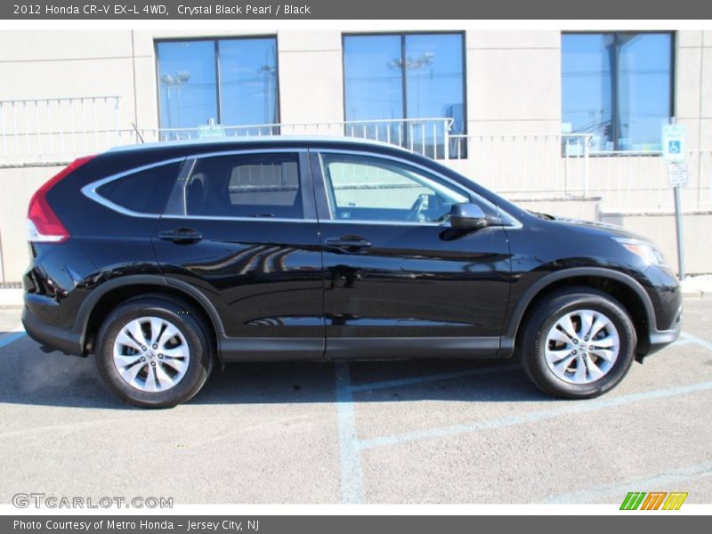 Crystal Black Pearl / Black 2012 Honda CR-V EX-L 4WD