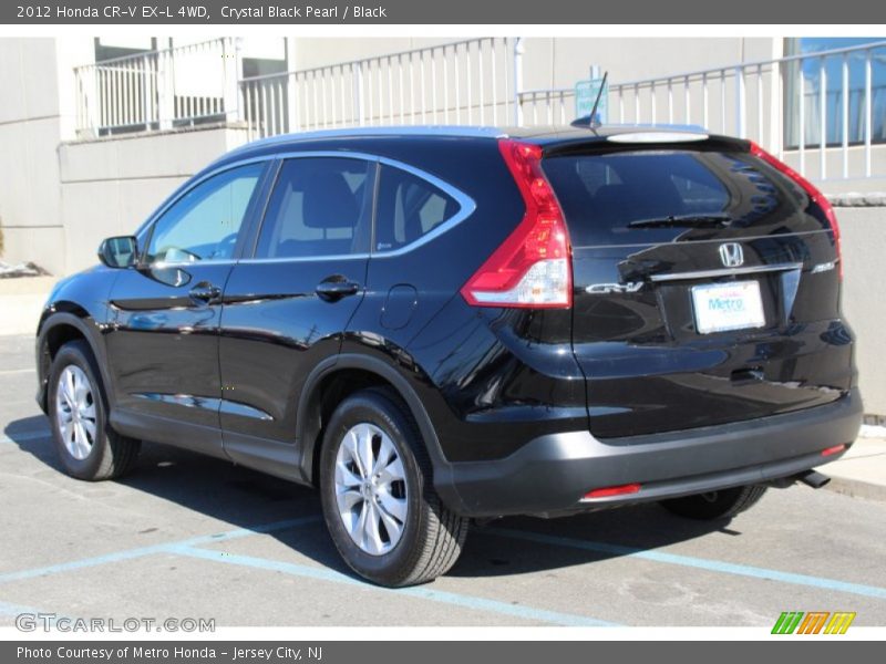 Crystal Black Pearl / Black 2012 Honda CR-V EX-L 4WD
